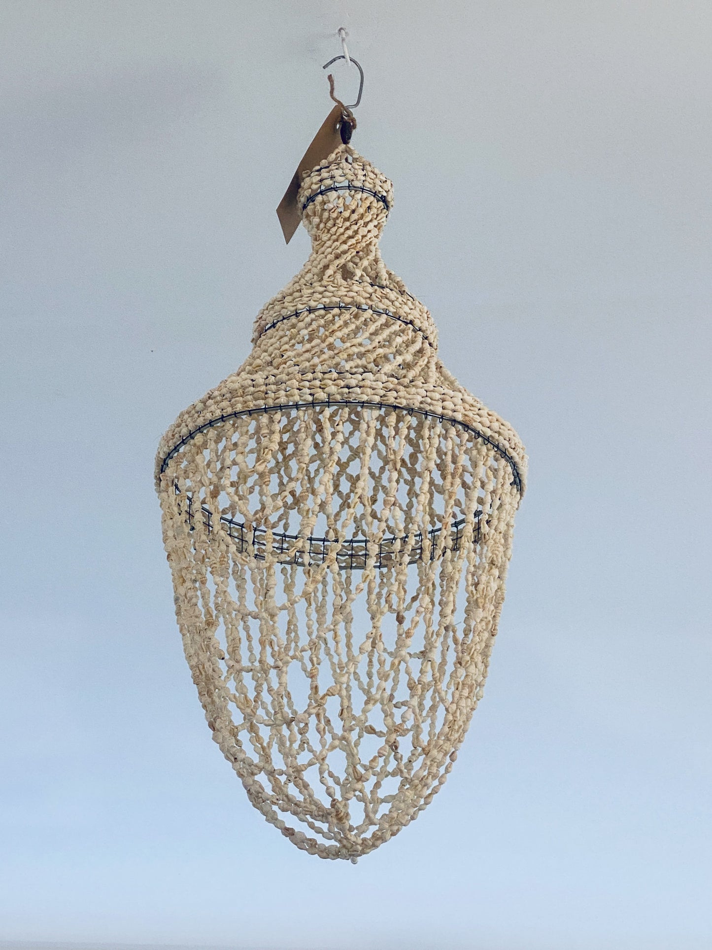 4009 lamp 3 etages hangend dicht rond 30 cm hoog 70 cm