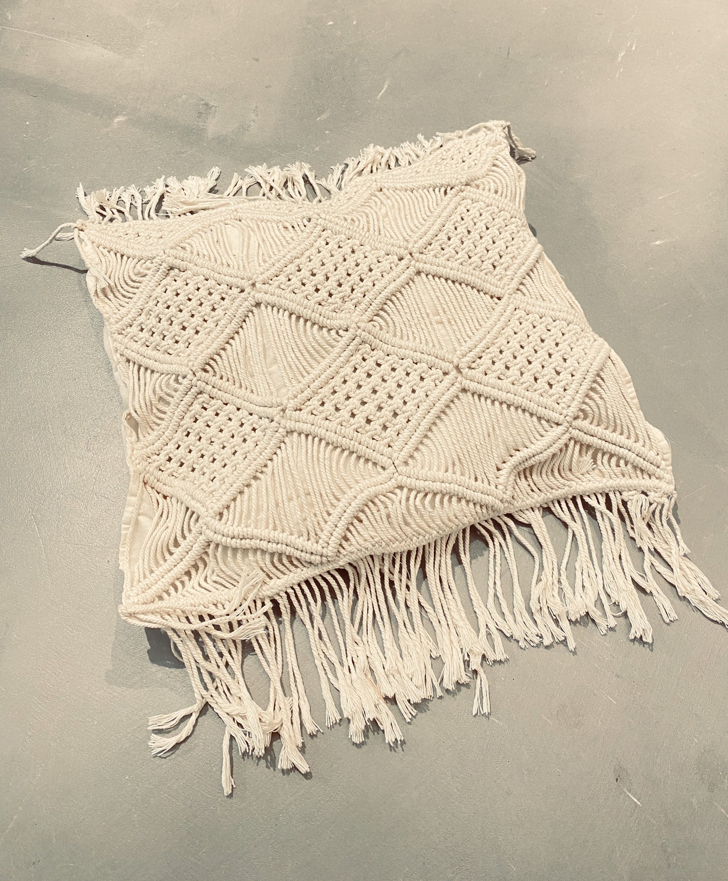 600044 kussenhoes blokjes patroon