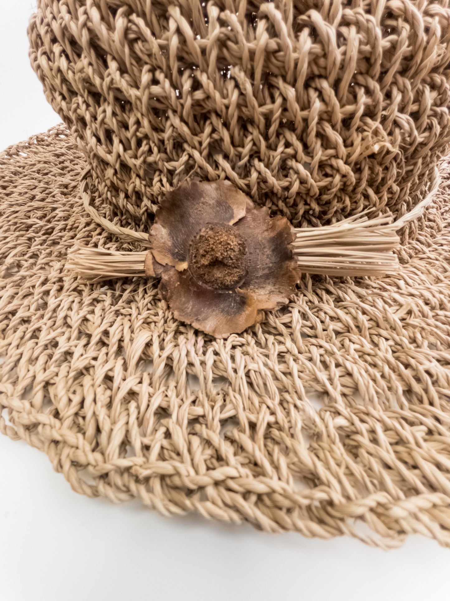 600022 decoratie hoed met bloem