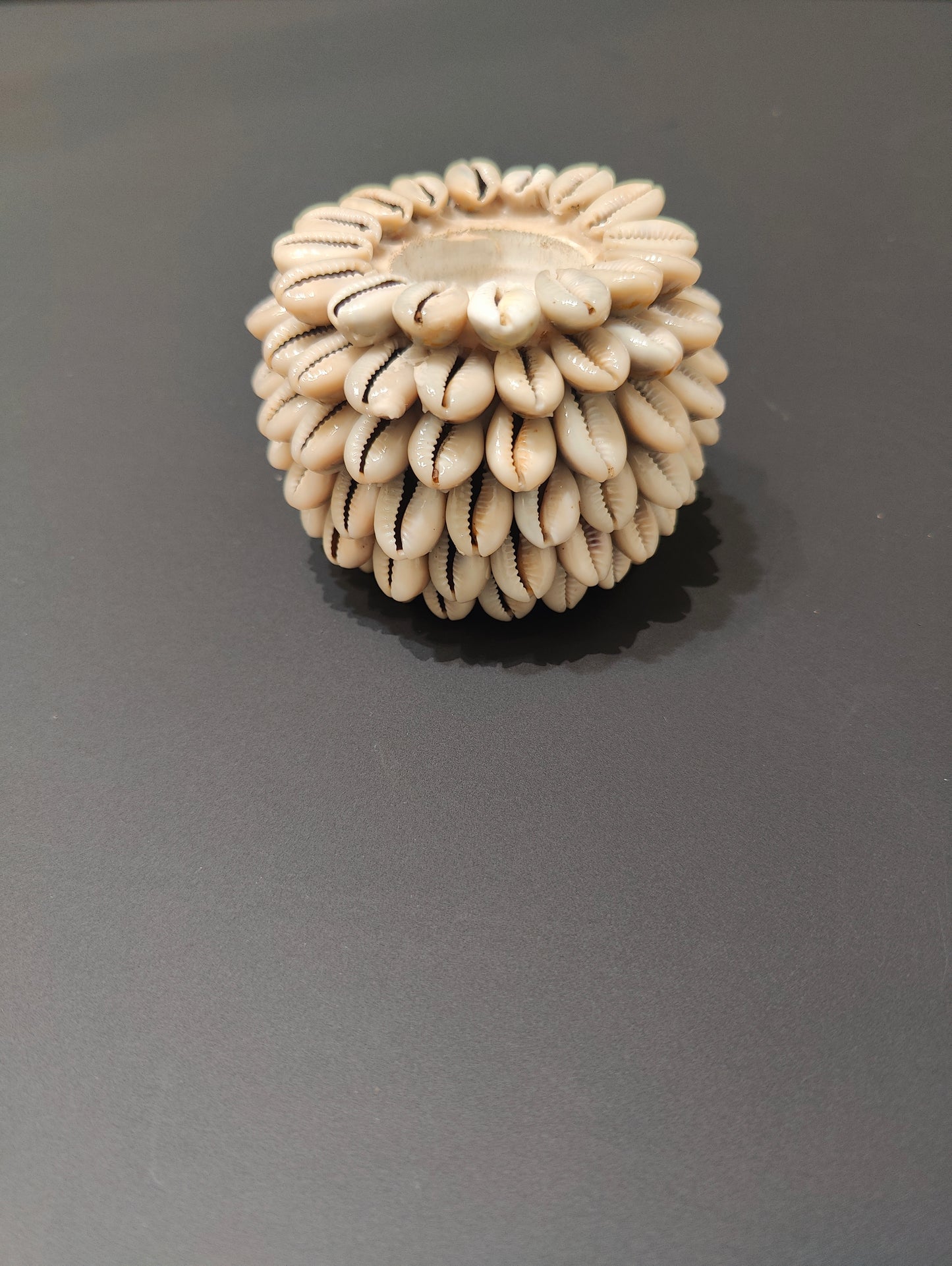 JT017 theelicht houder met schelpjes