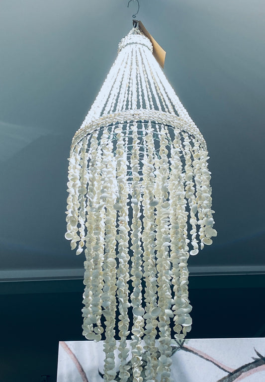 4008 lamp 3etages hangend recht 30cm rond 105 cm hoog