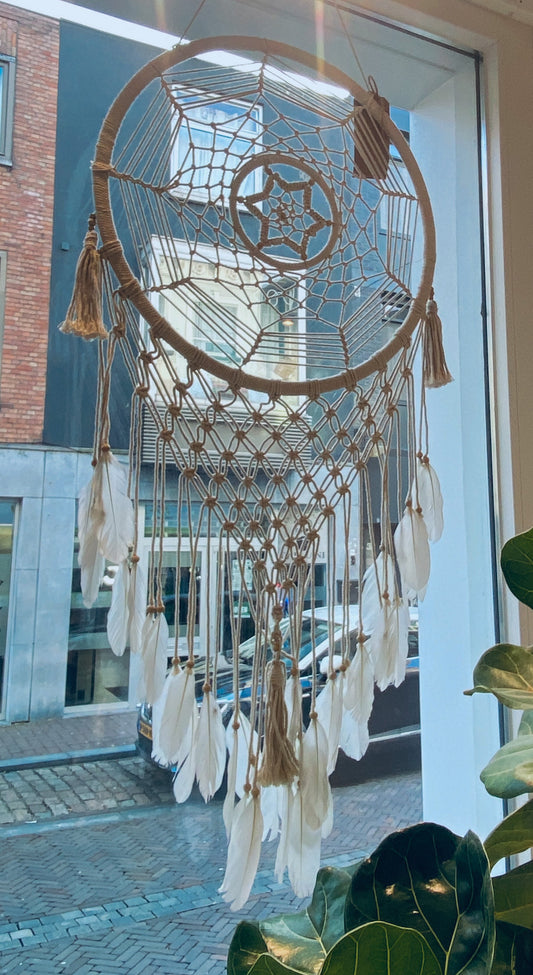 500012		makramee spider dromenvanger 145 cm