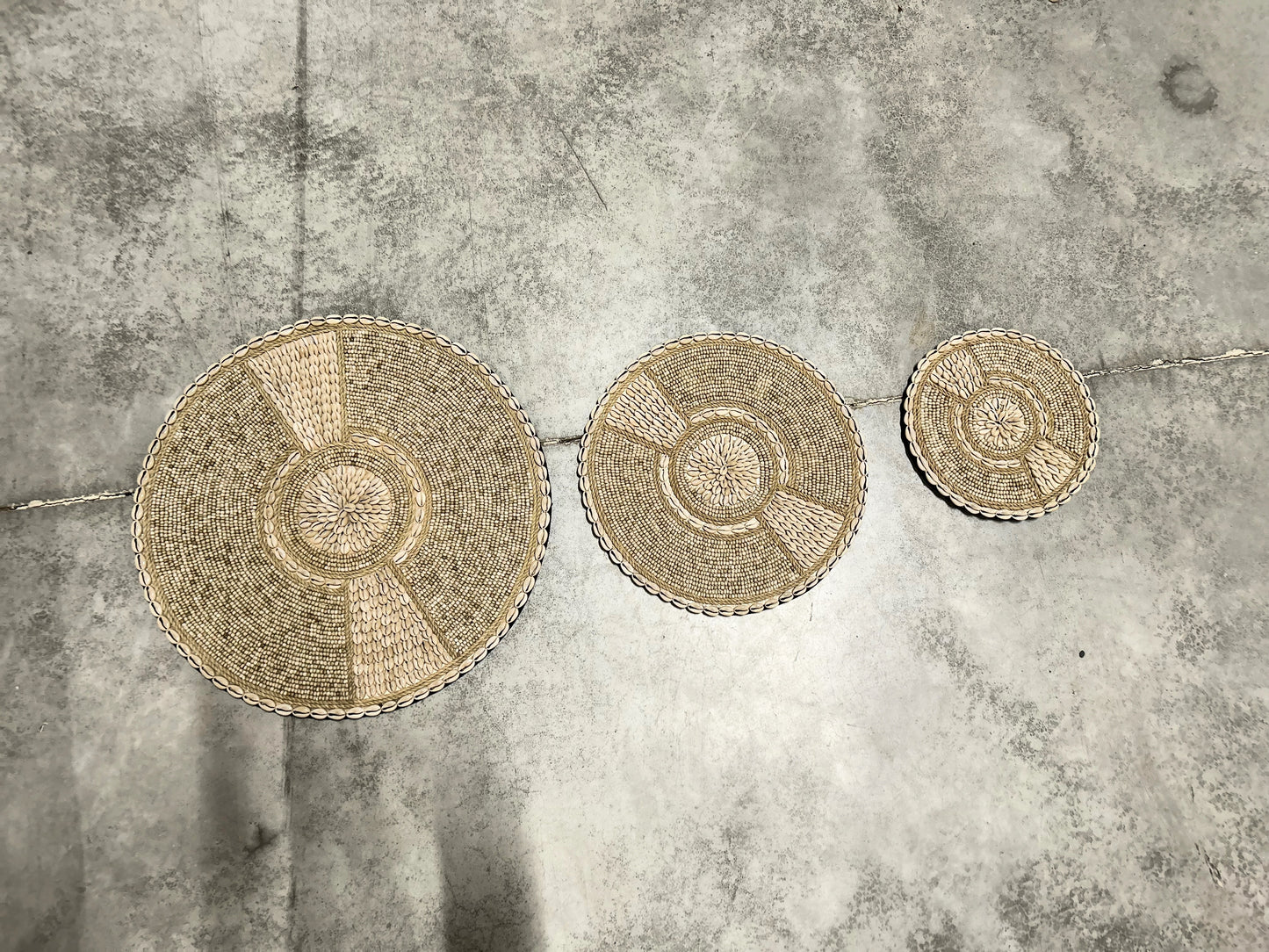 600019		Set decoratie beige