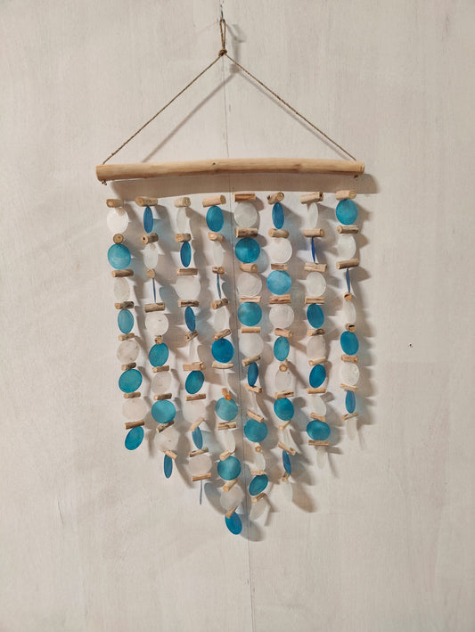 BF 321		Wandhanger aqua 50cm breed 1 meter ling inkl touw