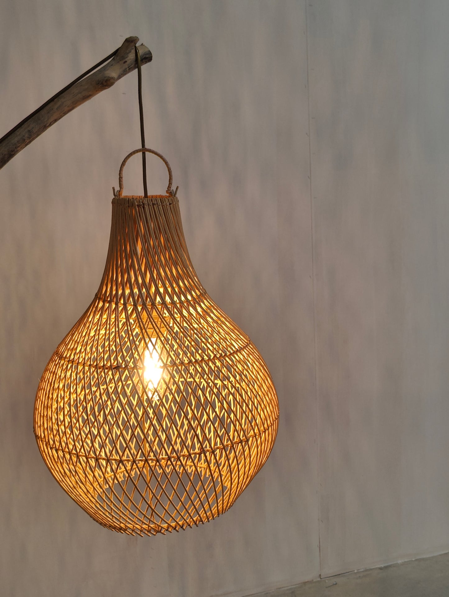 29106		Lamp 40 cm naturel