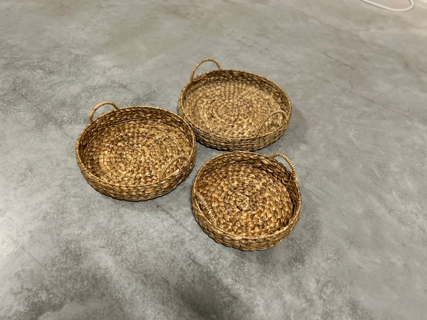 6000147 Dienblad zeegras hard naturel set van 3