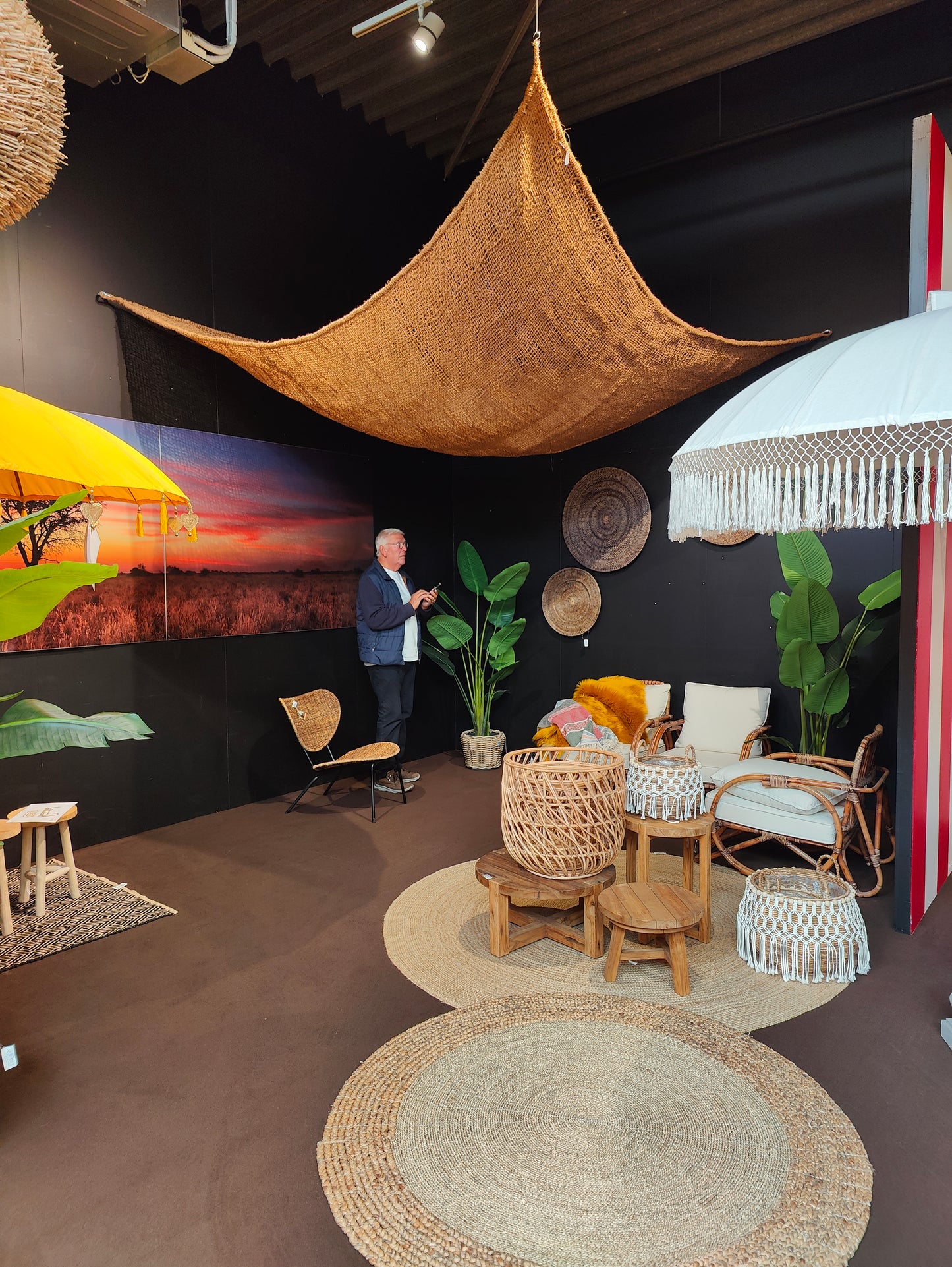 JT 003		kokos schaduwdoek 2,00x2,000mtr