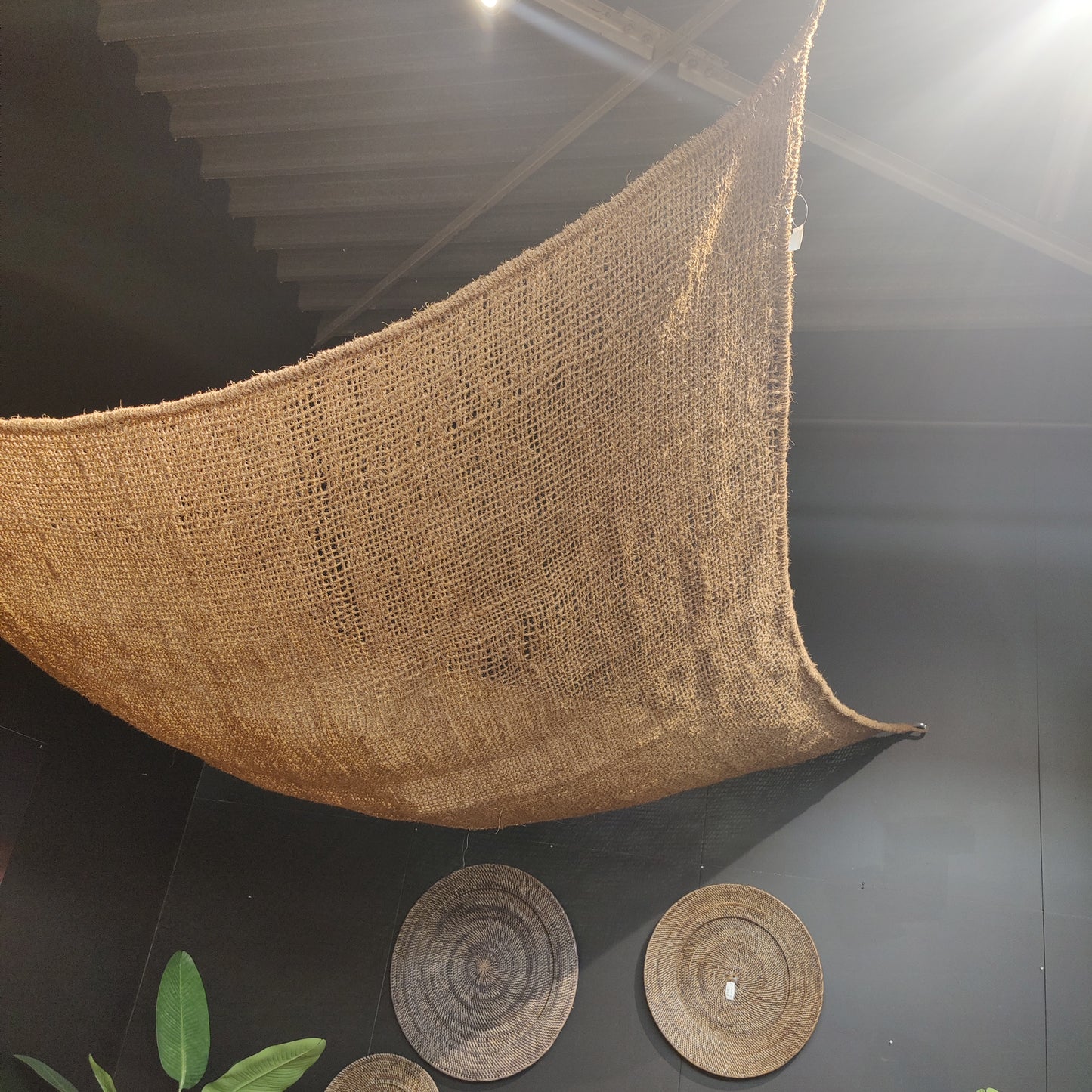 JT 003		kokos schaduwdoek 2,00x2,000mtr