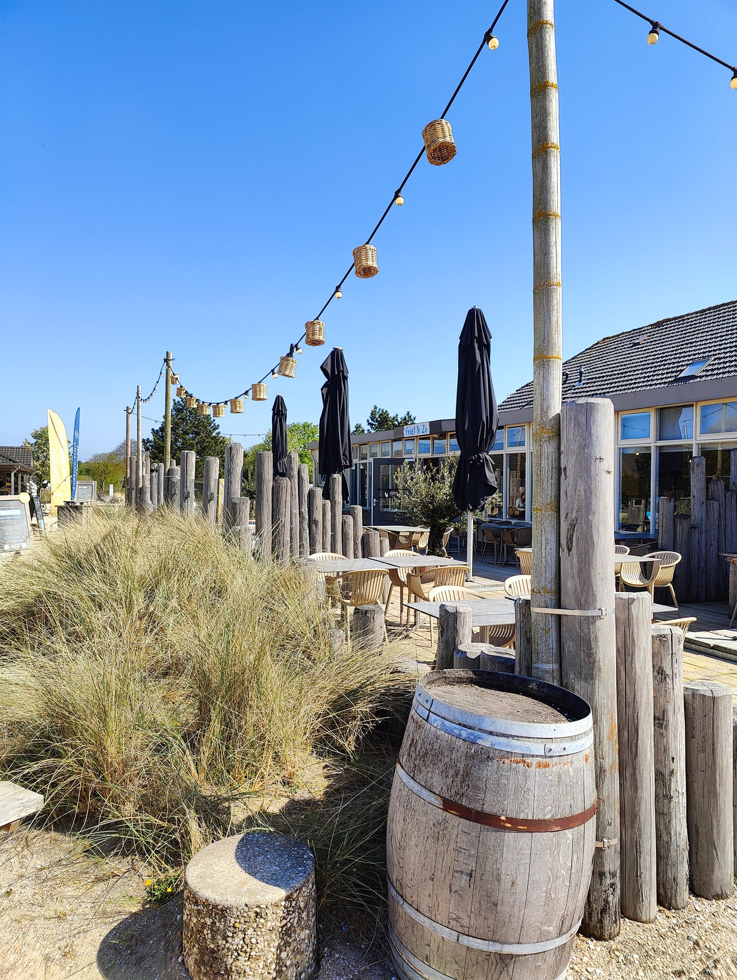 JT 012		Lampion rotan blond rond 16 hoog 16 cm